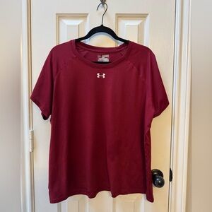 Under Armour W’s XXL Locker T-Shirt, Cardinal
